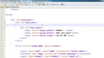 How to Make a Chat System in PHP & AJAX in Urdu_Hindi 3 of 6