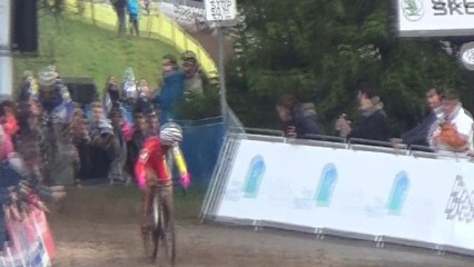 Championnat de France de cyclo-cross 2016 : L'arrivée des Cadettes
