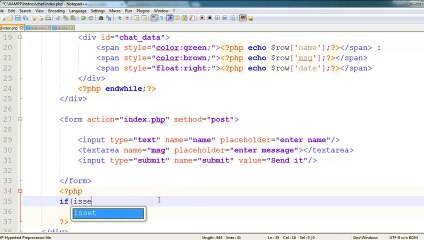 How to Make a Chat System in PHP & AJAX in Urdu_Hindi 5 of 6