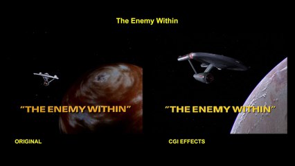 Star Trek - The Enemy Within - visual effects comparison