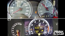 0-200 km/h : BMW M4 VS Corvette C7 Stingray (Motorsport)