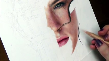 Drawing Rey : une artiste dessine la star de Star Wars 7 ! Génial !