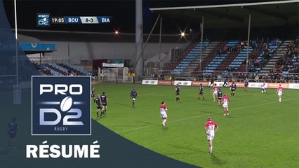 PRO D2 - Résumé Bourgoin-Biarritz: 21-14 - J14 - Saison 2015/2016
