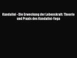 Kundalini - Die Erweckung der Lebenskraft: Theorie und Praxis des Kundalini-Yoga PDF Ebook