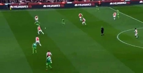 Jeremain Lens goal ~ Arsenal vs Sunderland 0-1