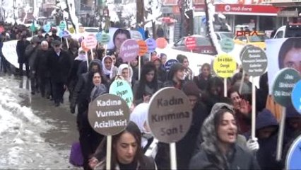 Yüksekova'da Protesto Gösterisinde Olaylar Çıktı-1