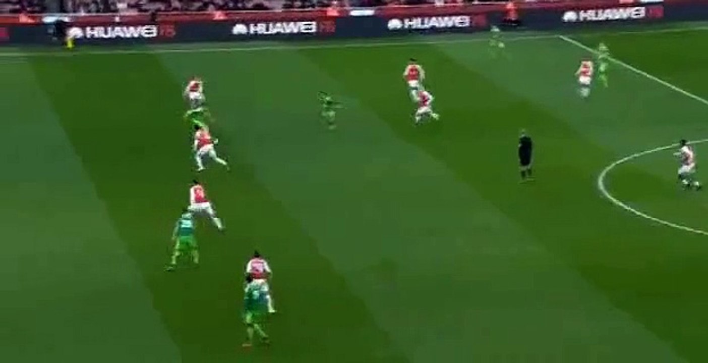 Jeremain Lens goal - Arsenal 0 - 1 Sunderland - 09_01_2016