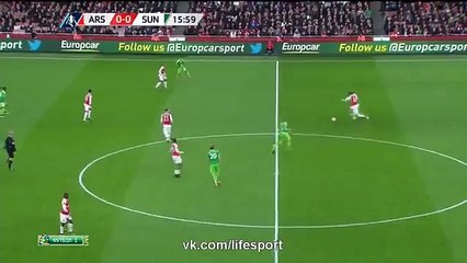 Jeremain Lens  Goal - Arsenal 0-1 Sunderland - 09-01-2016