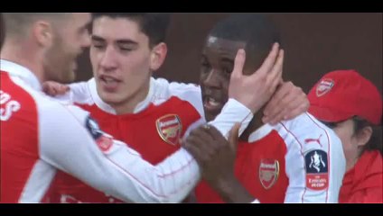 Joel Campbell Goal - Arsenal 1-1 Sunderland - 09-01-2016