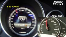 0-280 km/h : Audi RS6 VS Mercedes E 63 AMG S (Motorsport)