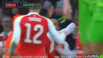 Joel Campbell Goal Arsenal 1 - 1 Sunderland FA Cup 9-1-2016