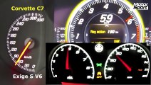 0-270 km/h : Lotus Exige S VS Chevrolet Corvette Stingray (Motorsport)