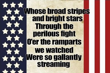 Star Spangled Banner with Lyrics