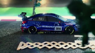 R/C SUBARU WRX STI vs StickBomb race