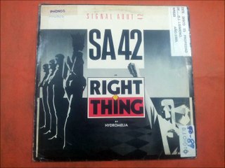 SIGNAL AOUT 42.(BLACK AND WHITE GROUND.(KNIGHT VERSION.)(12''.)(1989.)