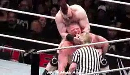 Brock Lesnar vs Sheamus - WWE Live Event 1_8_16- Houston, TX