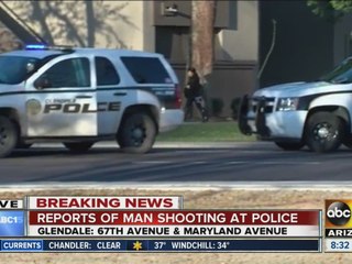 Man fires at officers in Glendale