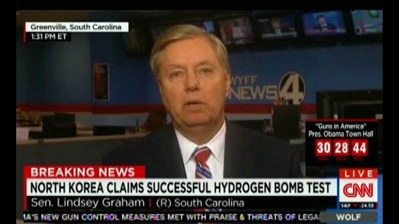 Lindsey Graham encourages North Korea's nuclear program (VIDEO)
