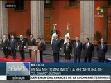 Autoridades mexicanas anuncian recaptura de 