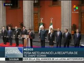 Autoridades mexicanas anuncian recaptura de "El Chapo" Guzmán