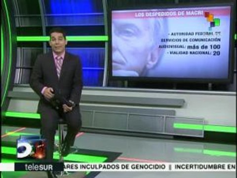 Autoridades de Argentina advierten que seguirán los despidos