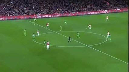 Olivier Giroud Goal 3-1 Arsenal vs Sunderland