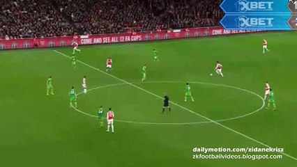Olivier Giroud 3:1 | Arsenal v. Sunderland 09.01.2016 HD