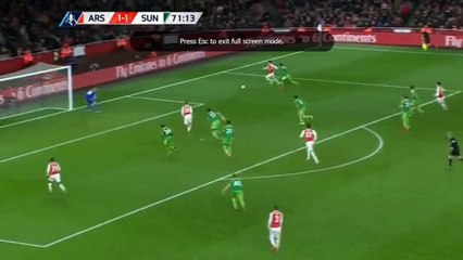 Aaron Ramsey Goal - Arsenal 2-1 Sunderland  2016
