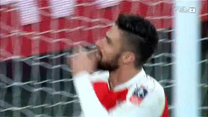 Olivier Giroud Goal - Arsenal 3-1 Sunderland - 09-01-2016