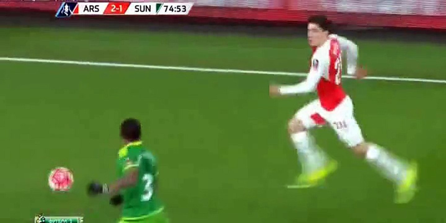 Giroud O. Goal - Arsenal 3 - 1 Sunderland - 09_01_2016