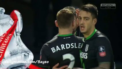 Jonathan Walters Goal - Doncaster 1-2 Stoke City - 09-01-2016 HD