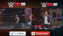 WWE 2K15 vs WWE 2K16 entrance Ambrose comparação
