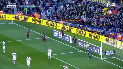 أهداف مباراة برشلونة وغرناطة اليوم السبت 9-1-2016 الدوري الإسباني لكرة القدم