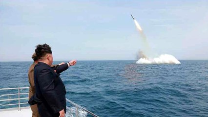 КНДР показала новое видео запуска баллистической ракеты KN-11 с подводной лодки Sinpo