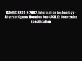 [PDF Download] ISO/IEC 8824-3:2002 Information technology - Abstract Syntax Notation One (ASN.1):