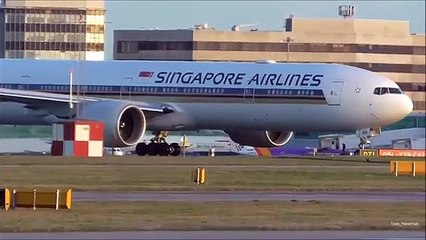 Boeing 777-300ER Aeroporto de Manchester na Inglaterra