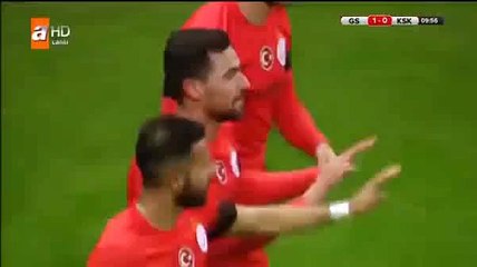 GOOOAL Gumus S. Goal - Galatasaray 1 - 0 Karsiyaka - 09-01-2016