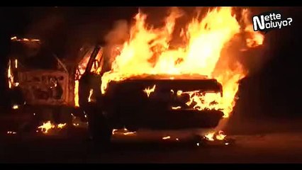 Kendi arabasını yakıp 'Söndürme ya ısınalım biraz' diyebilen adam