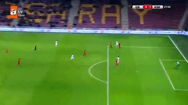 Unal G. Goal - Galatasaray 2 - 1 Karsiyaka - 09-01-2016