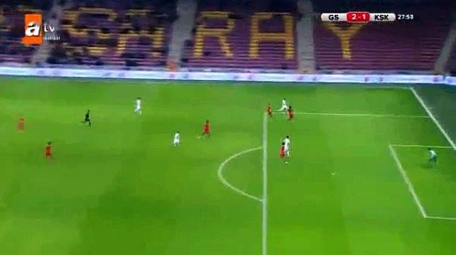 Unal G. Goal - Galatasaray 2 - 1 Karsiyaka - 09-01-2016