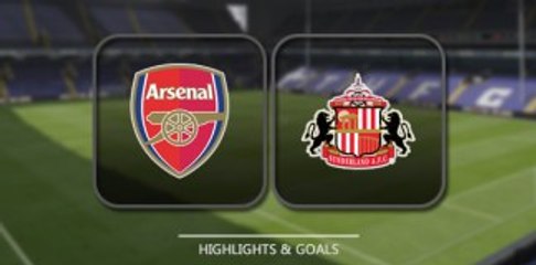 Arsenal 3-1 Sunderland - Full English Highlights 09.01.2016 HD