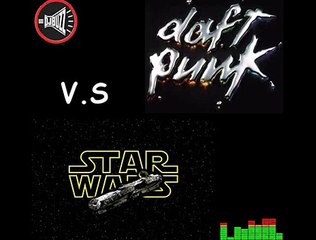 Daft Punk - Around The World VS Star Wars - Imperial March