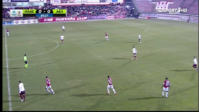 Το πέναλτι στο Πανσερραϊκός - ΑΕΛ