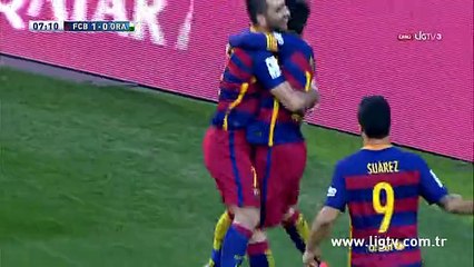 Arda Turan Barcelona'da ki İlk Asisti Messi'ye