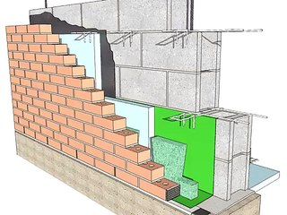 Brick and Block Cavity Wall