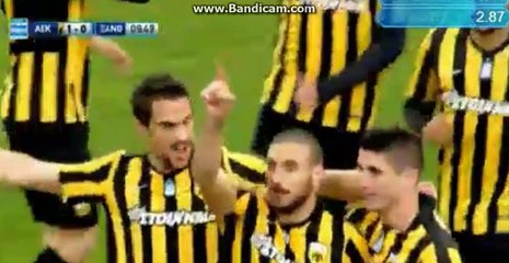 AEK Athens - SKODA Xanthi 1-1 Half Time All Goals