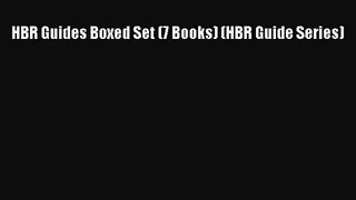 HBR Guides Boxed Set (7 Books) (HBR Guide Series) [Read] Full Ebook