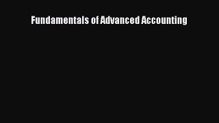 [PDF Download] Fundamentals of Advanced Accounting [PDF] Full Ebook