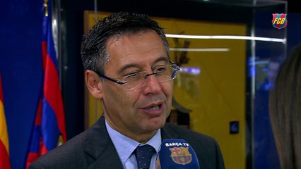 Josep Maria Bartomeu: "Messi mereix guanyar aquesta pilota d’or"