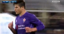 Goal Facundo Roncaglia - Fiorentina 1-2 Lazio (09.01.2016) Serie A